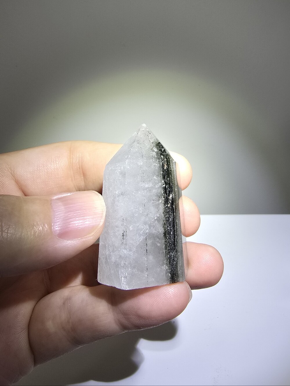 Garden Quartz Crystal Tower #C - Picture 5 of 5